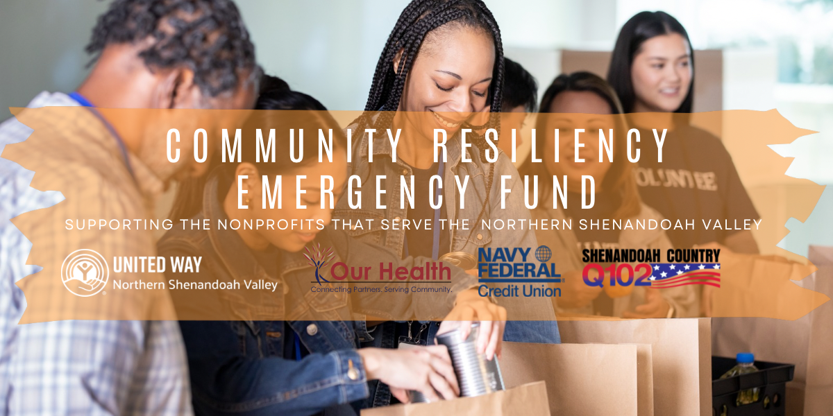 United Way NSV partnership Community Resiliency Fund Banner